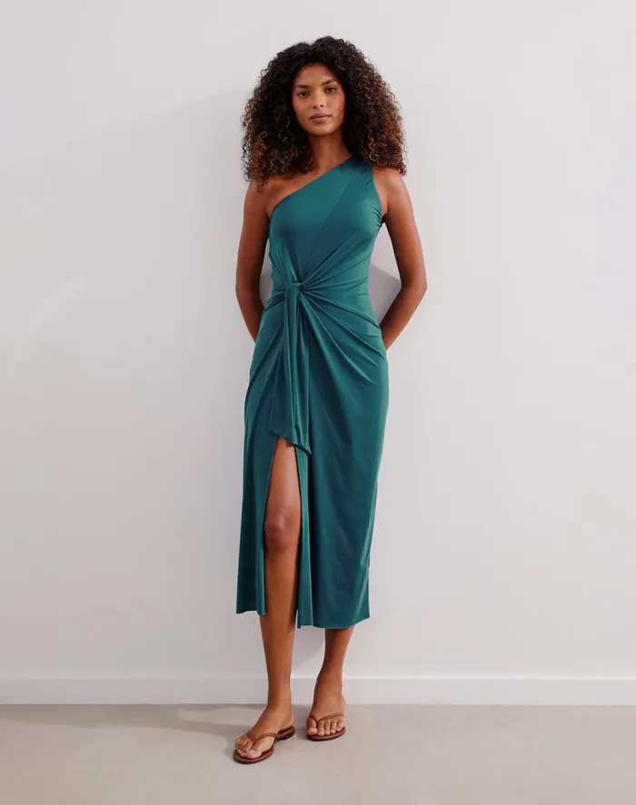 Cover Ups Women ViX Paula Hermanny Kiana Long Cover Up 8211 Ultra Marine