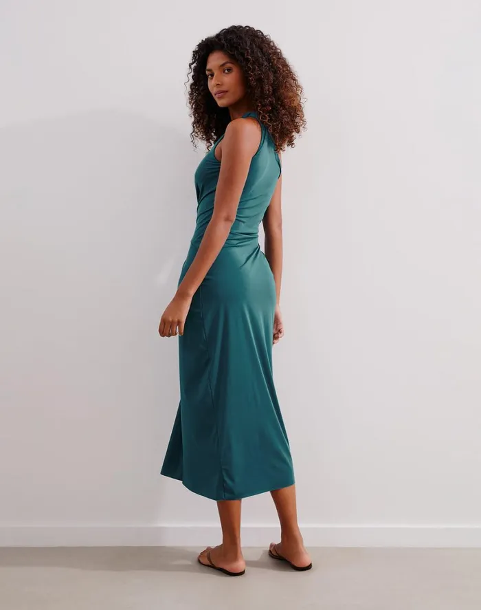 Cover Ups Women ViX Paula Hermanny Kiana Long Cover Up 8211 Ultra Marine