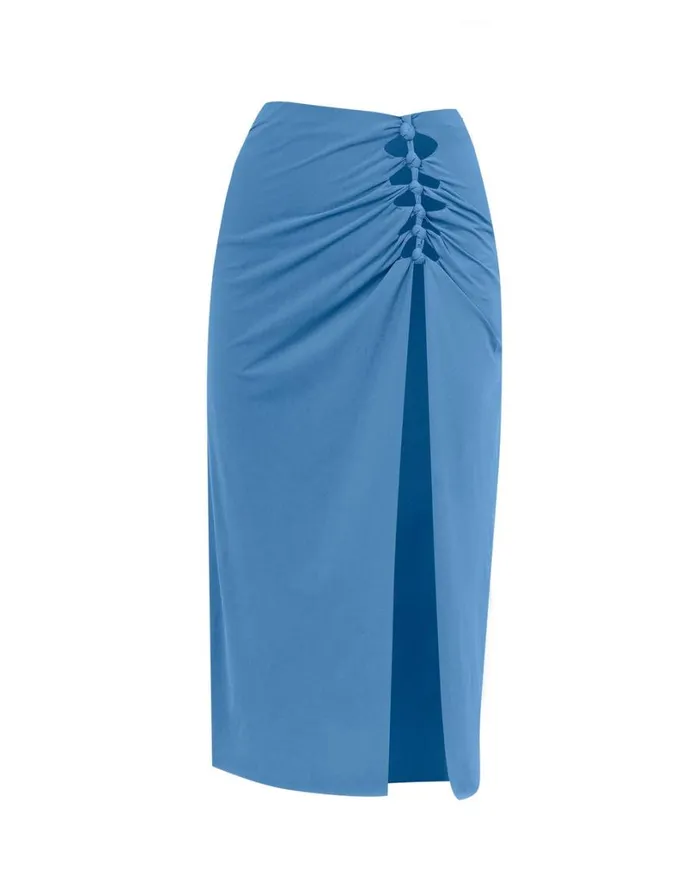Cover Ups Women ViX Paula Hermanny Megan Midi Skirt 8211 Cave