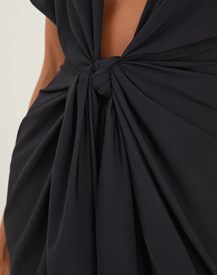 Cover Ups Women ViX Paula Hermanny Sasha Short Cover Up 8211 Black