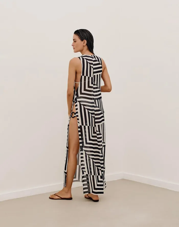Cover Ups Women ViX Paula Hermanny Sully Long Cover Up 8211 Geo