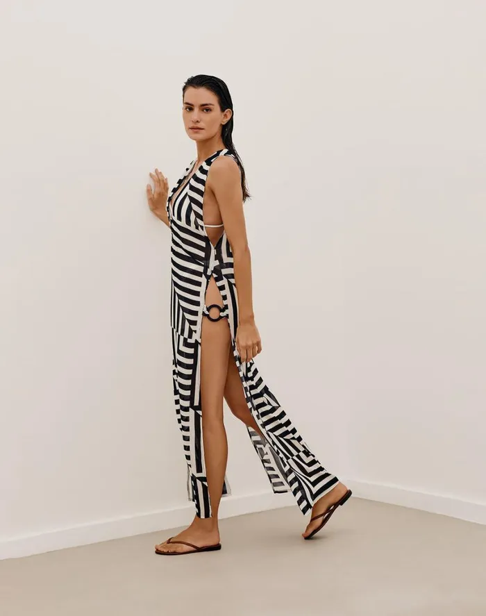 Cover Ups Women ViX Paula Hermanny Sully Long Cover Up 8211 Geo
