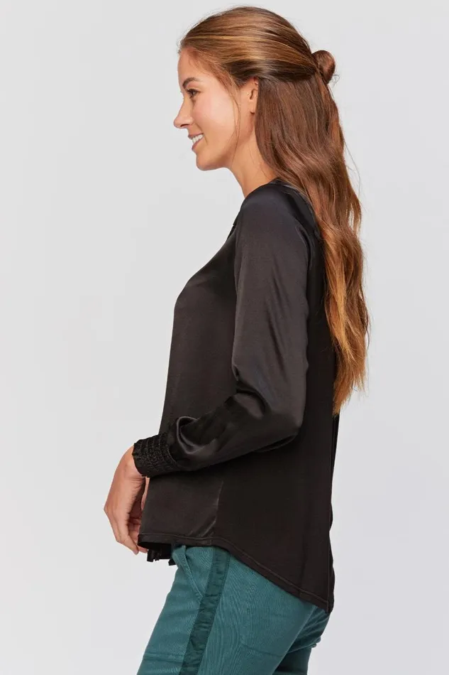 Cuthbert Blouse Black Clothing XCVI ShirtsBlouses