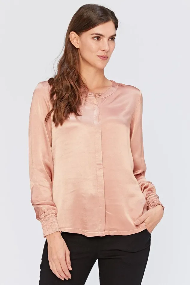 Cuthbert Blouse Palmetto Pink Clothing XCVI ShirtsBlouses