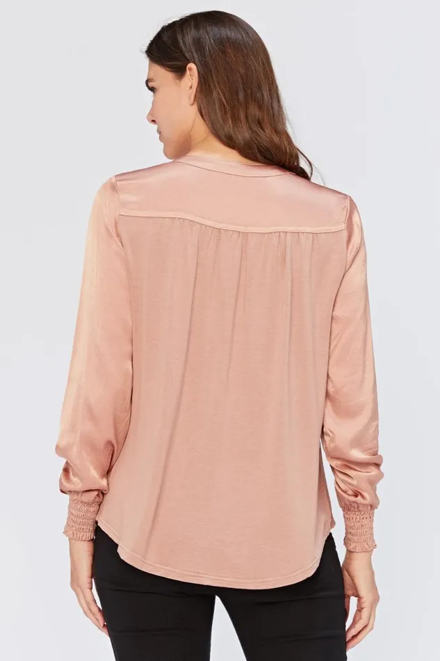 Cuthbert Blouse Palmetto Pink Clothing XCVI ShirtsBlouses