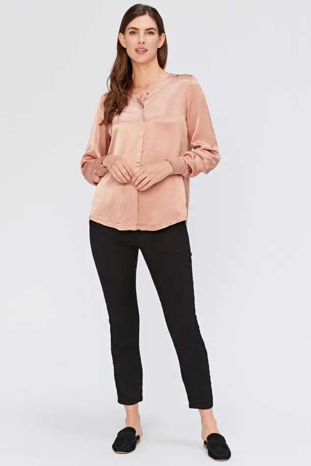 Cuthbert Blouse Palmetto Pink Clothing XCVI ShirtsBlouses