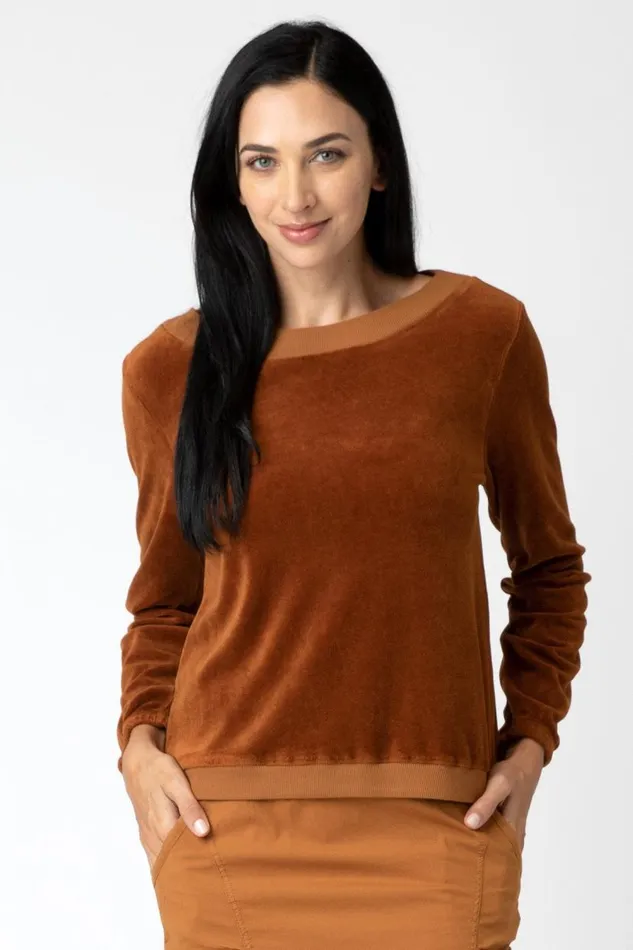 Dakota Pullover Golden Topaz Clothing XCVI Sweatshirts