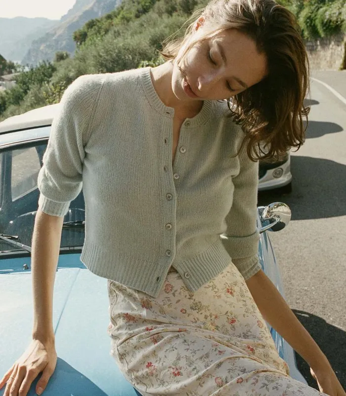 DANAE CARDIGAN Tidepool Shop DEN Knitwear
