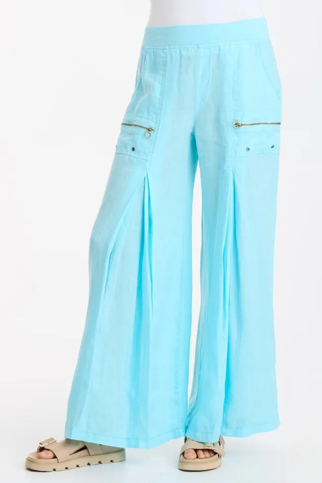 Darja Wide Leg Mermaid Tail Pigment Clothing XCVI Pants