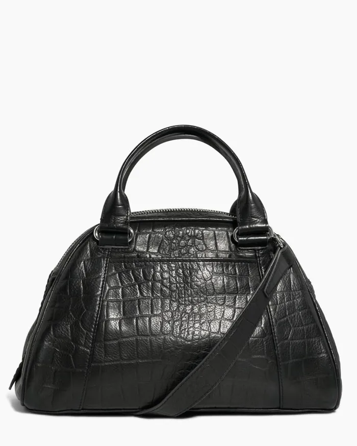 Day Dream Satchel Black Croco Women Aimee Kestenberg Shoulder Bags