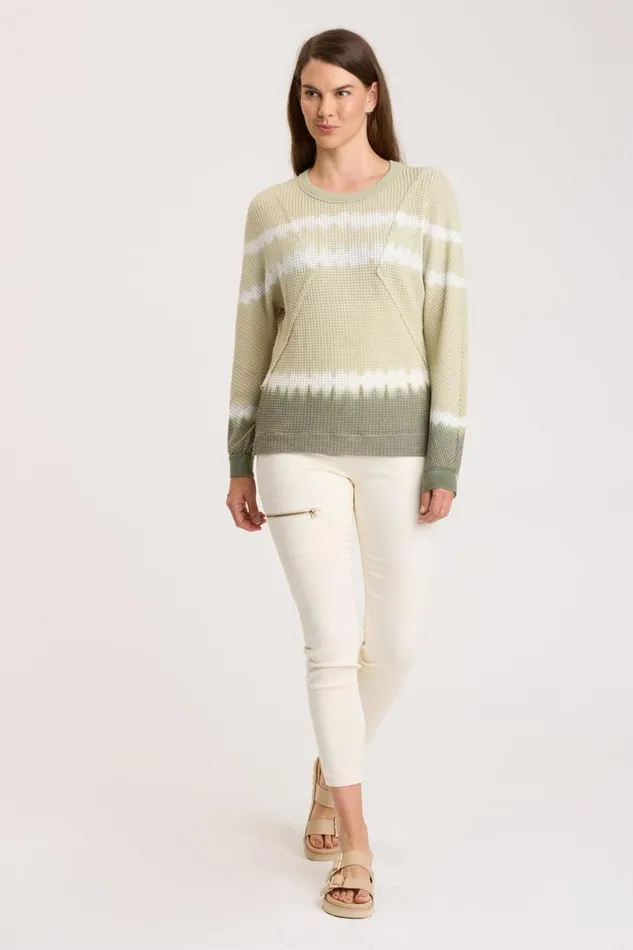 Delsi Pullover Caravel Wash Thicket Clothing XCVI Sweatshirts