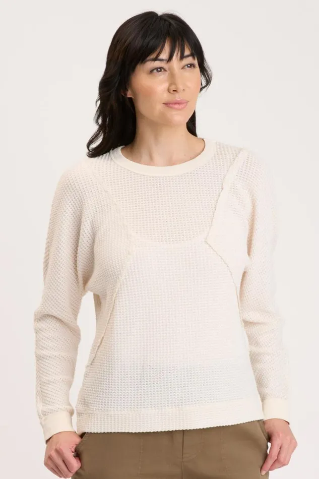 Delsi Pullover Toasted Almond Clothing XCVI Sweatshirts
