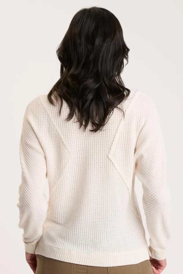Delsi Pullover Toasted Almond Clothing XCVI Sweatshirts