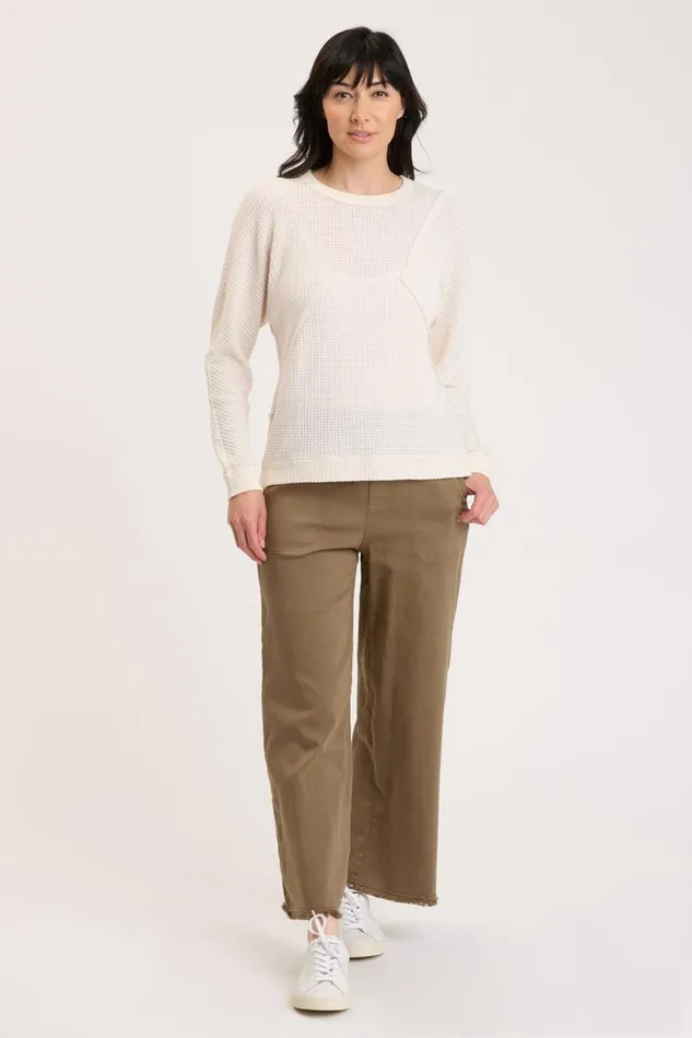Delsi Pullover Toasted Almond Clothing XCVI Sweatshirts