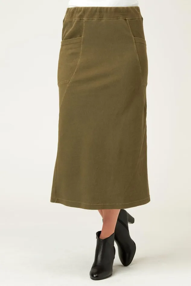Dixon Pencil Skirt Courtyard Pigment Clothing XCVI Skirts
