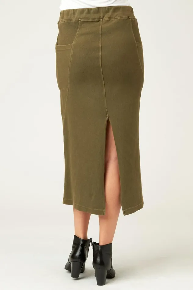 Dixon Pencil Skirt Courtyard Pigment Clothing XCVI Skirts