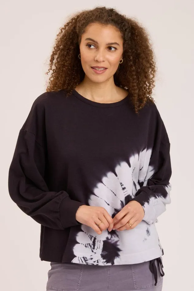 Dottie Drawcord Sweatshirt Adiago Wash Clothing XCVI Sweatshirts