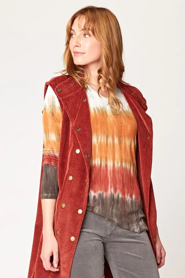 Douglas VNeck Crescendo Wash Aflame Clothing XCVI ShirtsBlouses