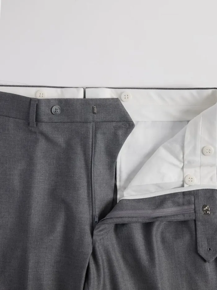 Dress Pants Mens Paul Stuart Light Grey Super 110s Trouser Lt Grey