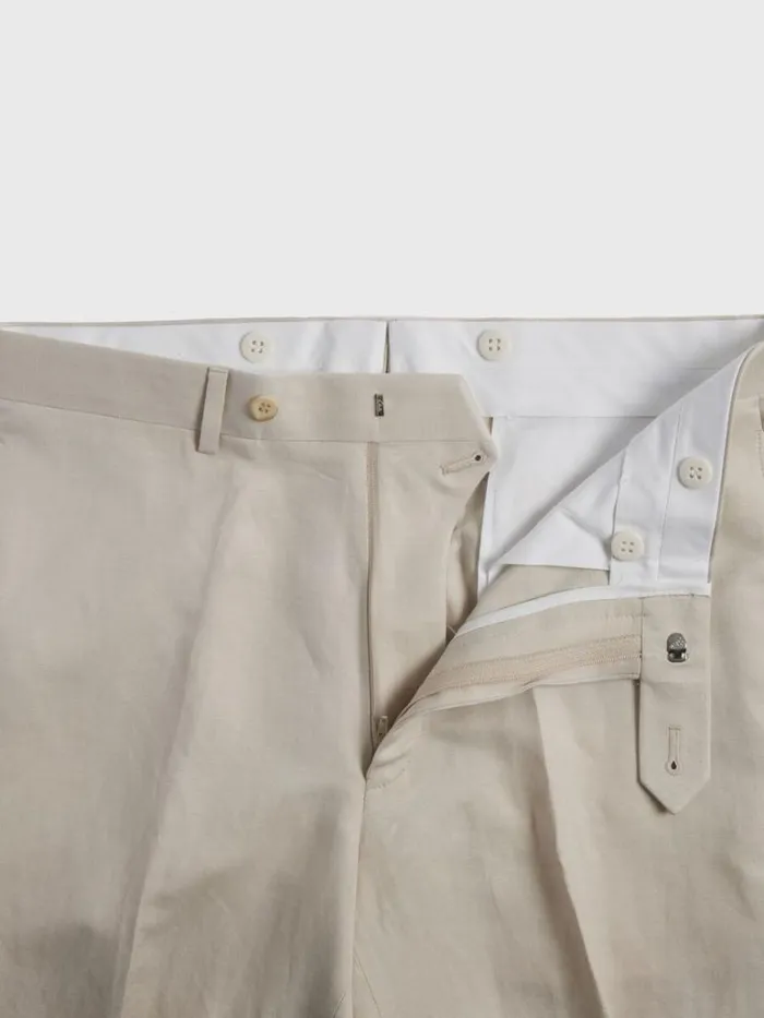 Dress Pants Mens Paul Stuart Linen and Silk James Dress Trouser Silver