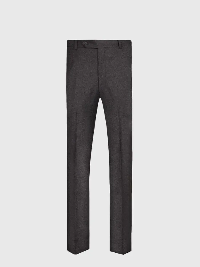 Dress Pants Mens Paul Stuart Wool Flannel Grey Trouser Grey