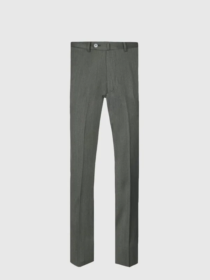 Dress Pants Mens Paul Stuart Wool Soft Cavalry Twill Trouser Dark Brown