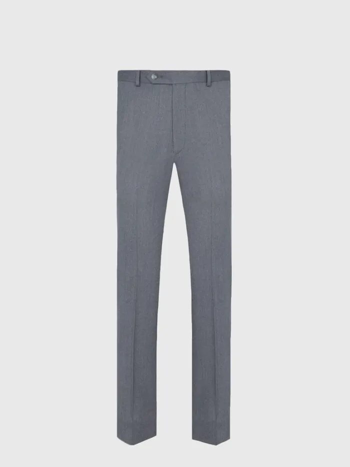 Dress Pants Mens Paul Stuart Wool Twill James Dress Trouser Mid Grey