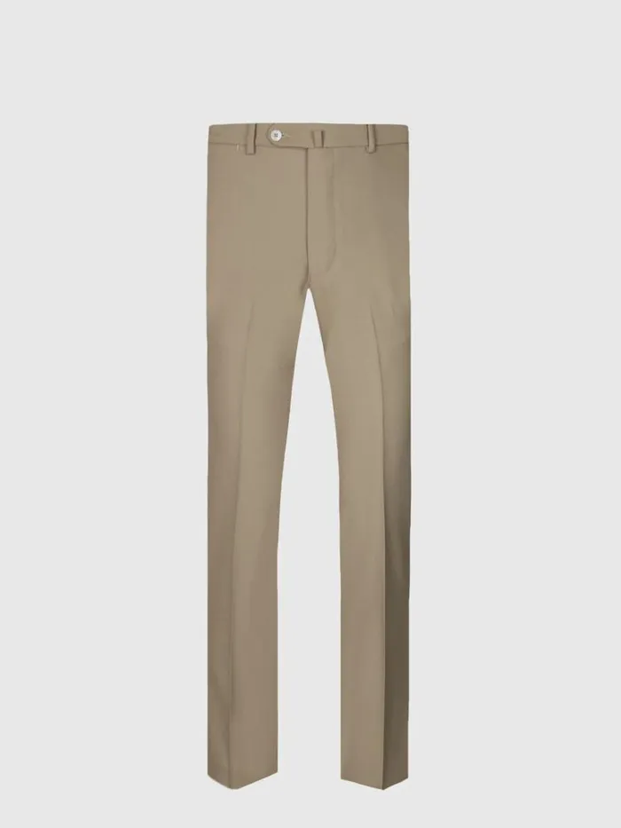 Dress Pants Mens Paul Stuart Wool Twill Trouser Brown
