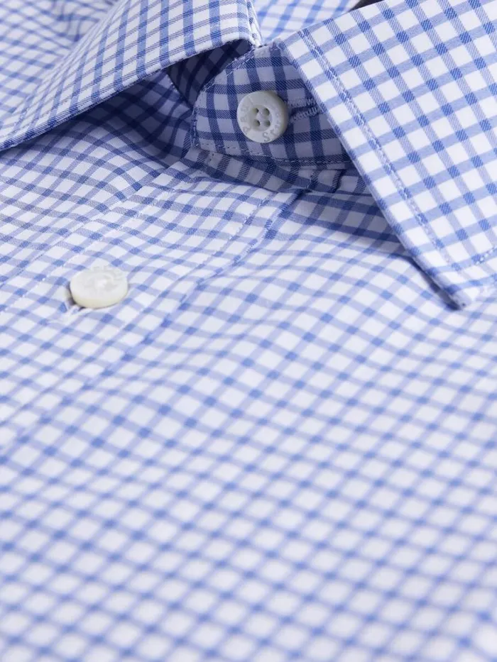 Dress Shirts Mens Paul Stuart Graph Check Slim Fit Dress Shirt Navy