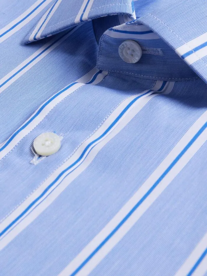 Dress Shirts Mens Paul Stuart Wide Stripe Slim Fit Dress Shirt Navy
