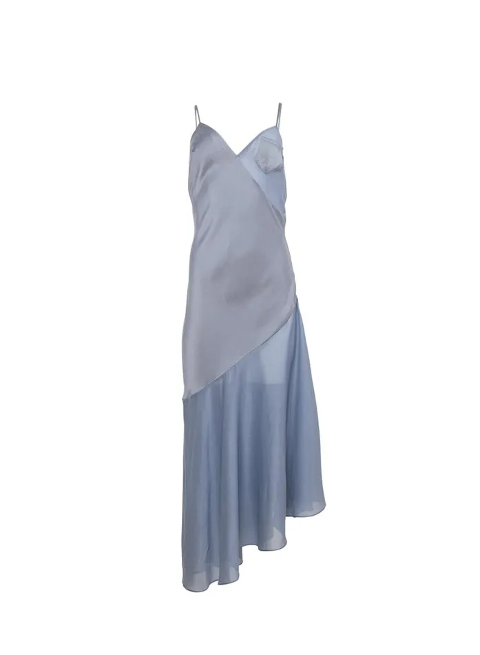 Dresses Clothing Fleur Du Mal Chiffon and Satin Slip Mr Grey
