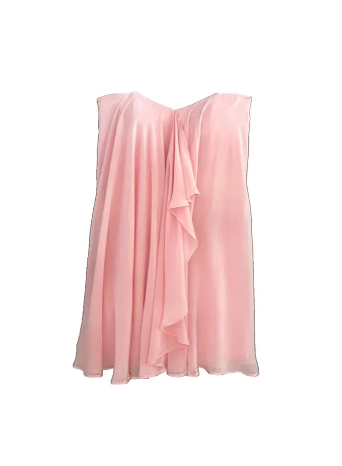 Dresses Clothing Fleur Du Mal Chiffon Mini Dress Pink Lady