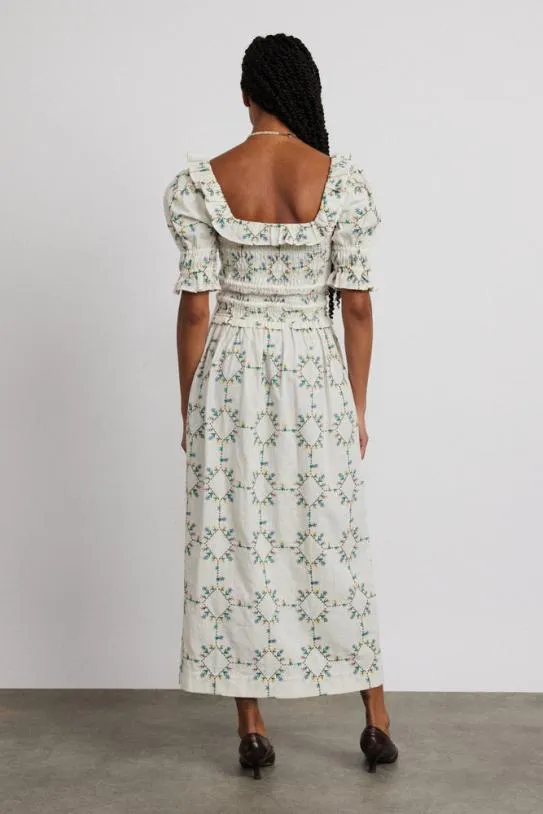 Dresses Women Damson Madder Heidi Embroidered Midi Dress