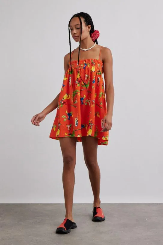 Dresses Women Damson Madder Lila Strappy Mini Dress 8211 Cocktail Print