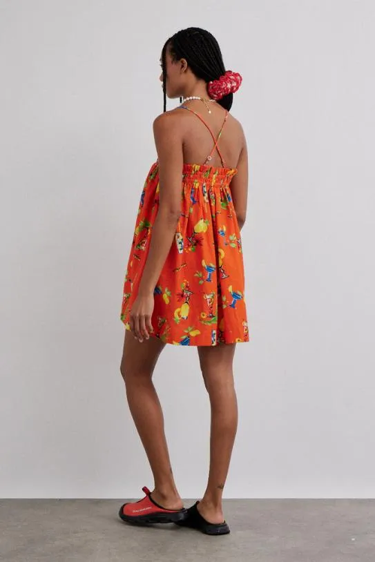 Dresses Women Damson Madder Lila Strappy Mini Dress 8211 Cocktail Print