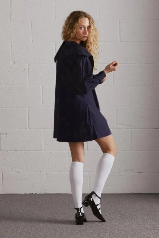 Dresses Women Damson Madder Mimi Mini Dress 8211 Navy Broderie