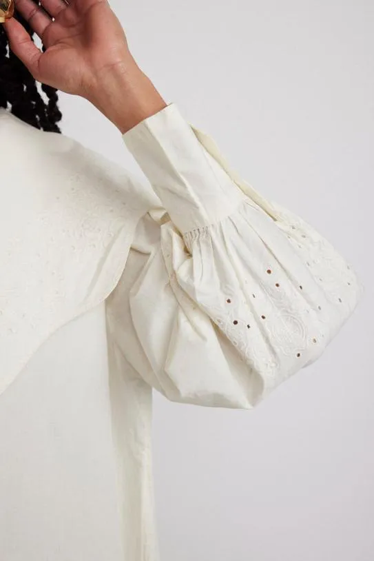 Dresses Women Damson Madder Mimi Mini Dress 8211 Off White Broderie