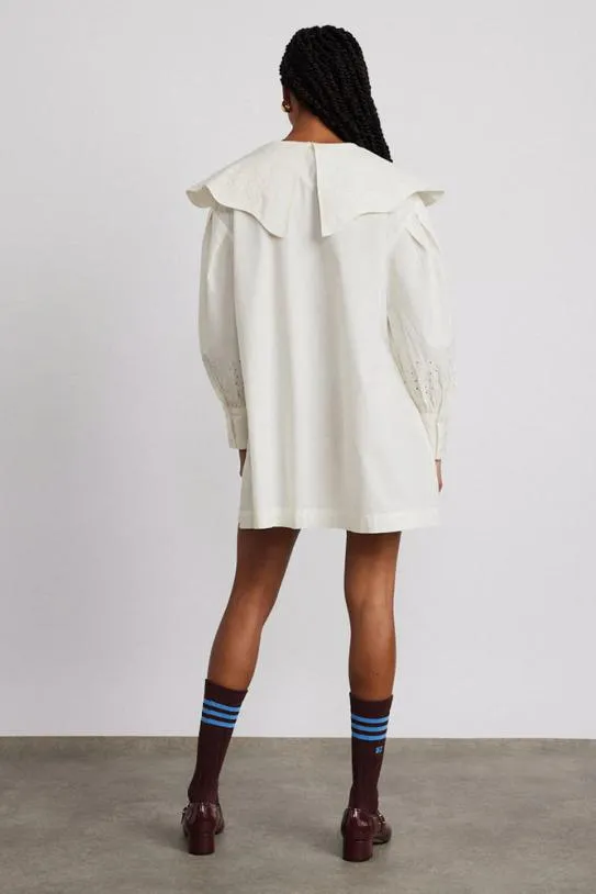 Dresses Women Damson Madder Mimi Mini Dress 8211 Off White Broderie