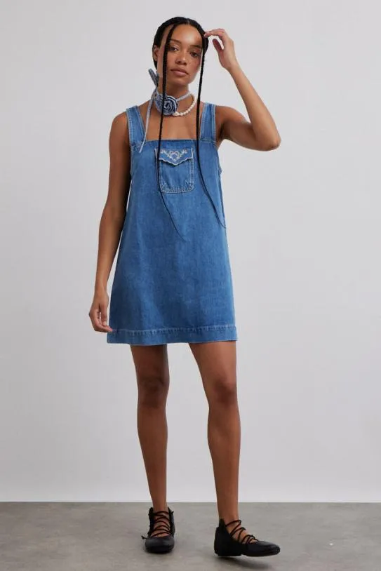 Dresses Women Damson Madder Nancy Mini Dress denim