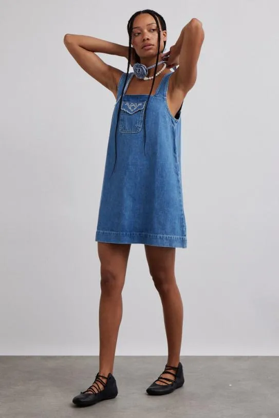 Dresses Women Damson Madder Nancy Mini Dress denim