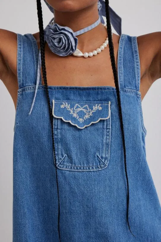 Dresses Women Damson Madder Nancy Mini Dress denim