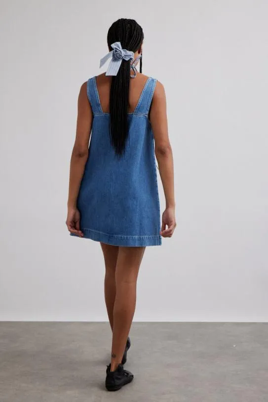 Dresses Women Damson Madder Nancy Mini Dress denim