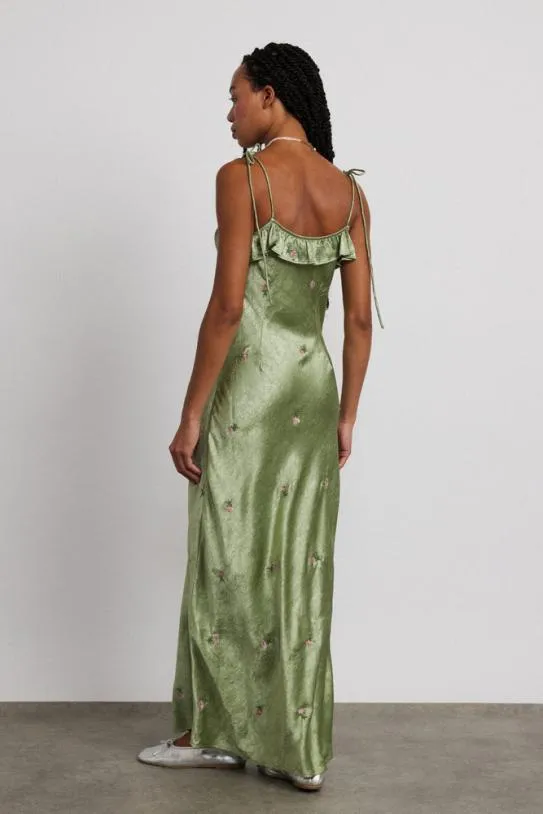 Dresses Women Damson Madder Oceanus Slip Dress 8211 Sage Rose