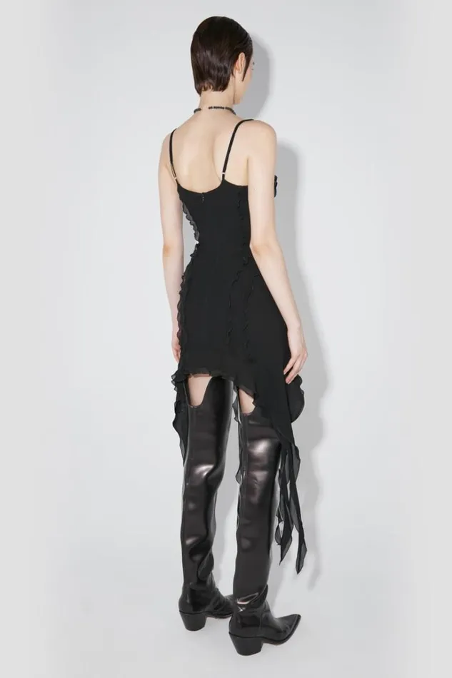 Dresses Women MISBHV Chiffon Mini Dress Black