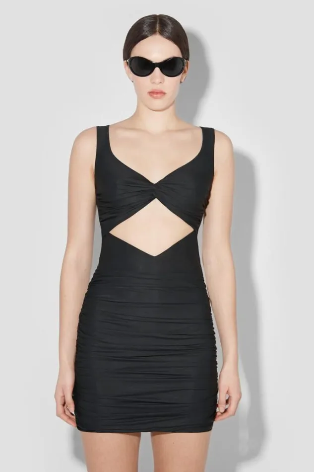 Dresses Women MISBHV Pandora Wrapped Mini Dress Black