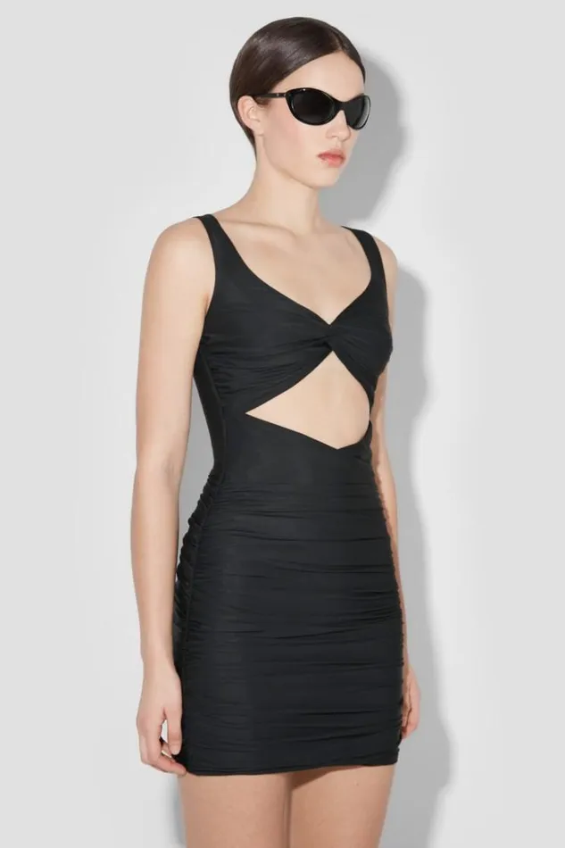 Dresses Women MISBHV Pandora Wrapped Mini Dress Black