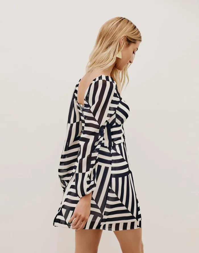Dresses Women ViX Paula Hermanny Aisha Short Dress 8211 Geo
