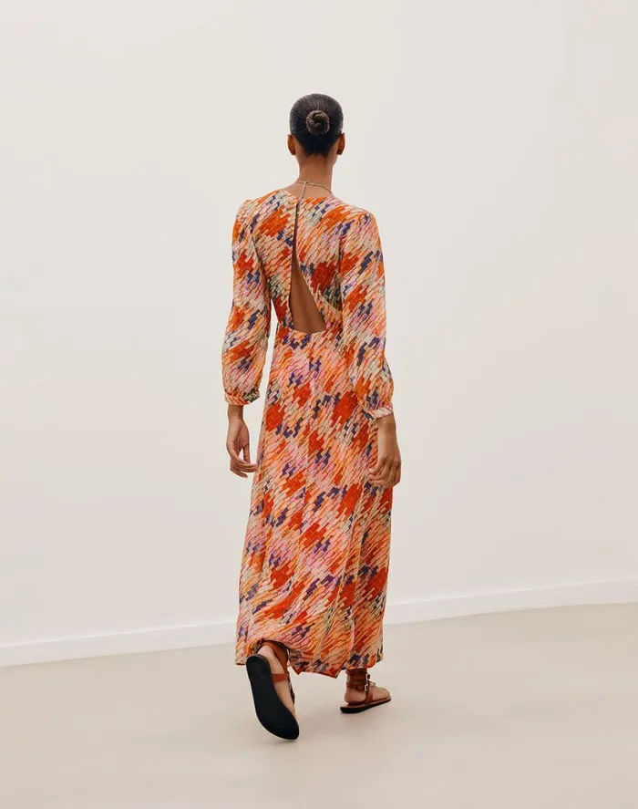 Dresses Women ViX Paula Hermanny Amelie Detail Long Dress 8211 Pixie