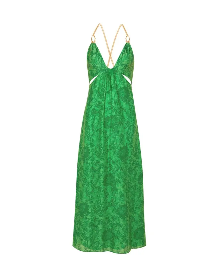 Dresses Women ViX Paula Hermanny Angie Long Dress 8211 Lennox Seaside