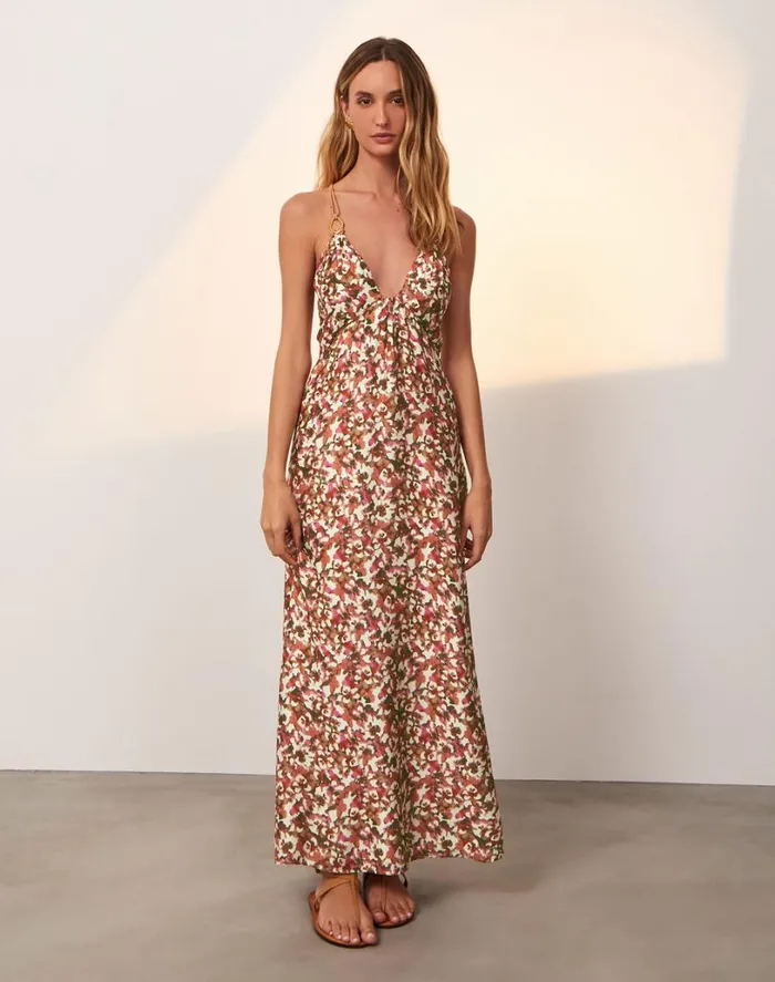 Dresses Women ViX Paula Hermanny Angie Long Dress 8211 Naia